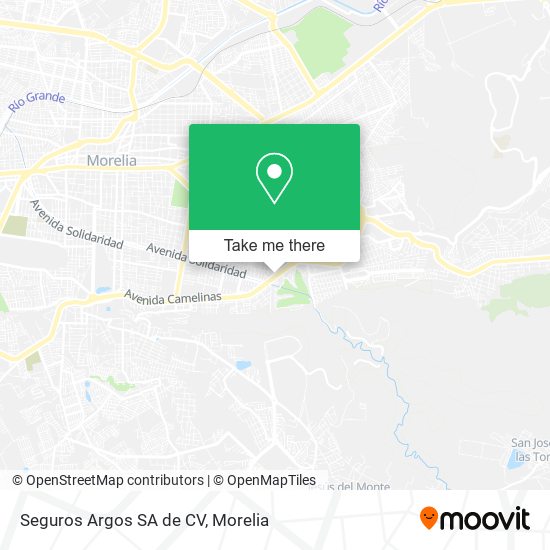 Mapa de Seguros Argos SA de CV