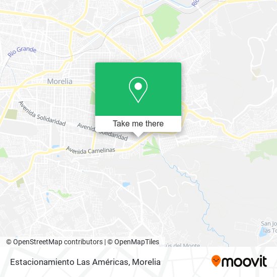 Mapa de Estacionamiento Las Américas