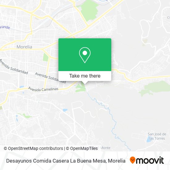 Desayunos Comida Casera La Buena Mesa map