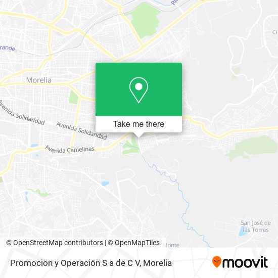 Mapa de Promocion y Operación S a de C V