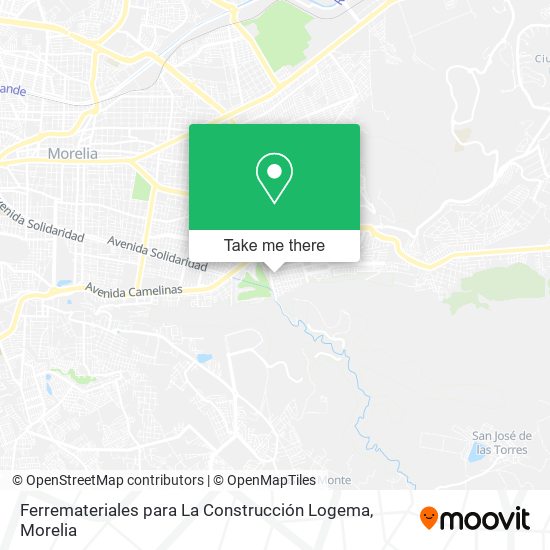 Ferremateriales para La Construcción Logema map