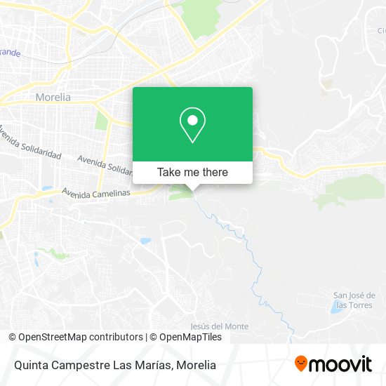 Quinta Campestre Las Marías map