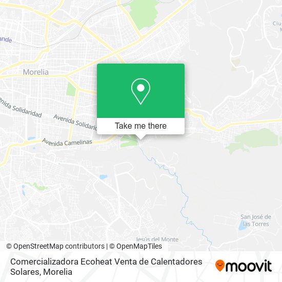Comercializadora Ecoheat Venta de Calentadores Solares map