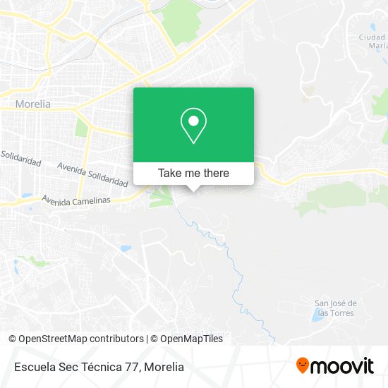 Escuela Sec Técnica 77 map