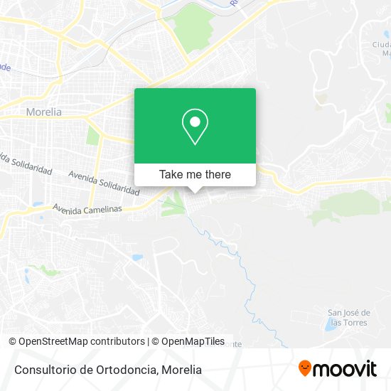 Consultorio de Ortodoncia map