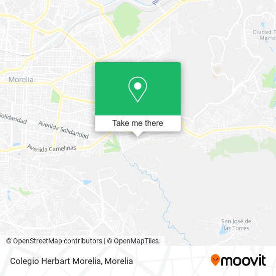 Colegio Herbart Morelia map