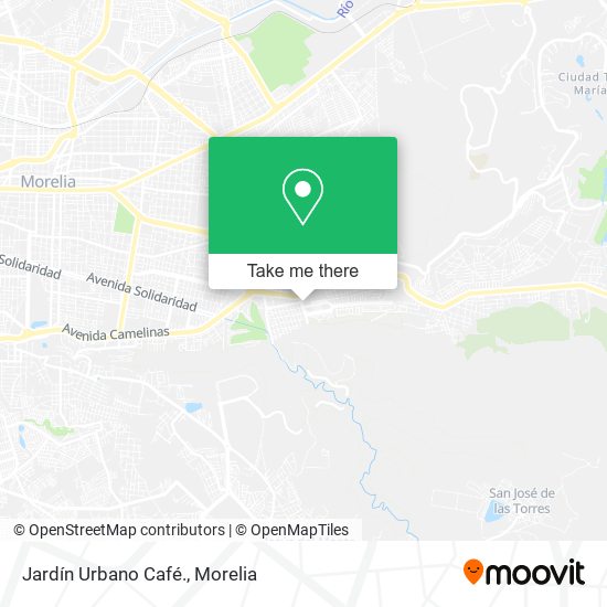 Jardín Urbano Café. map