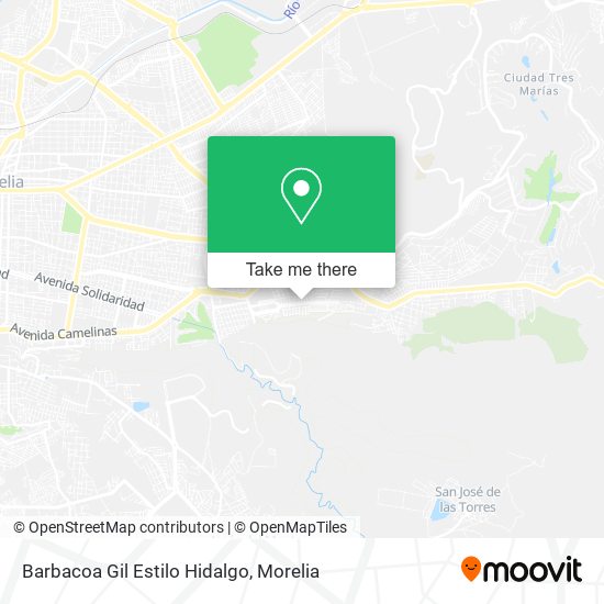 Barbacoa Gil Estilo Hidalgo map
