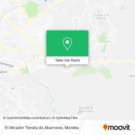 El Mirador Tienda de Abarrotes map