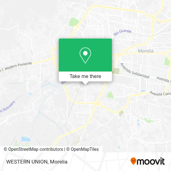 WESTERN UNION map