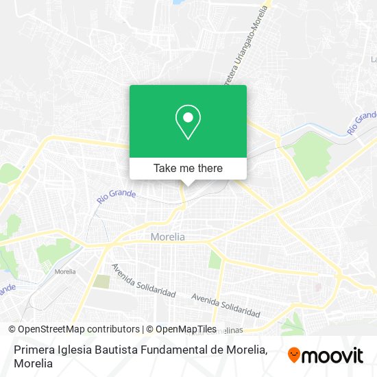 Primera Iglesia Bautista Fundamental de Morelia map