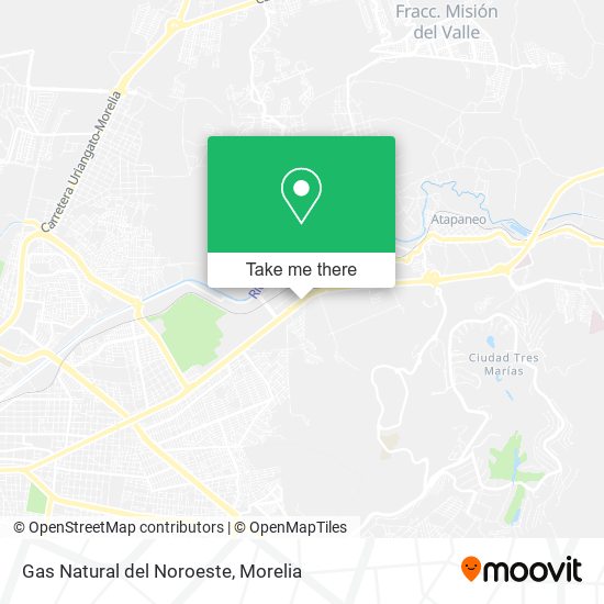 Gas Natural del Noroeste map