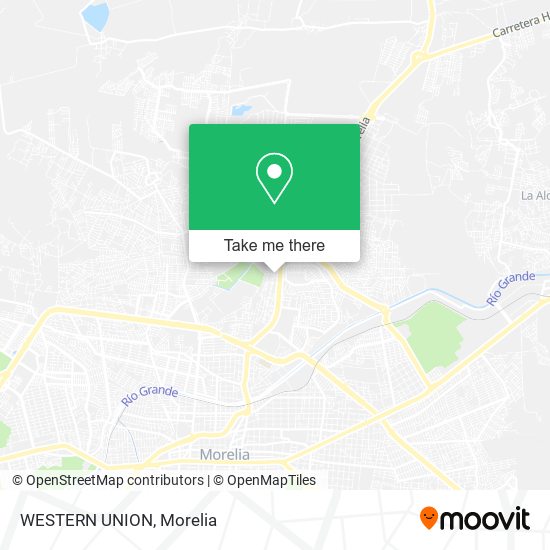 Mapa de WESTERN UNION