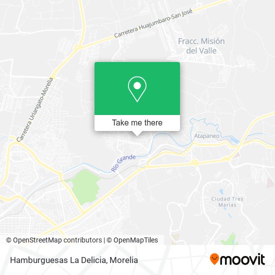 Mapa de Hamburguesas La Delicia
