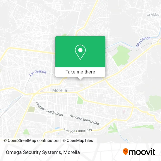 Omega Security Systems map