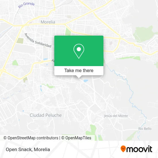 Open Snack map