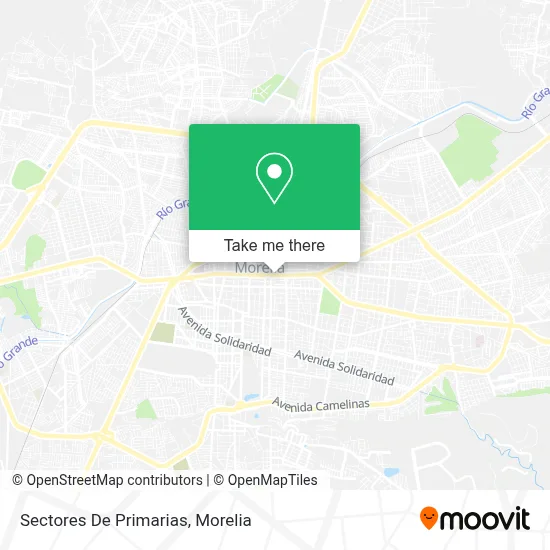 Sectores De Primarias map