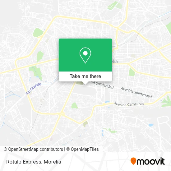 Rótulo Express map