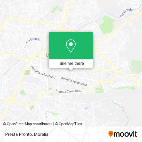Presta Pronto map