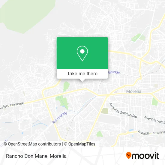 Rancho Don Mane map