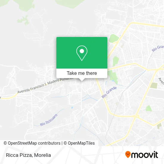 Ricca Pizza map
