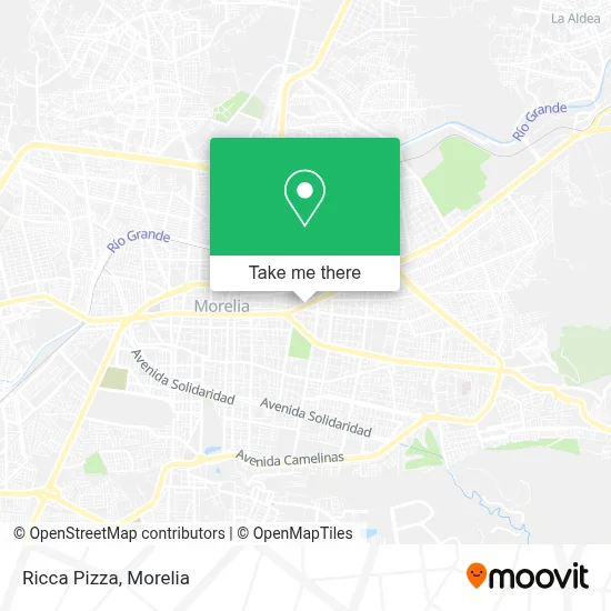 Ricca Pizza map