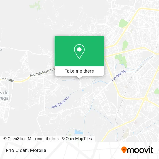 Frio Clean map