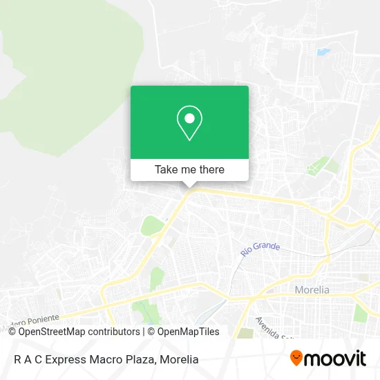 R A C  Express Macro Plaza map