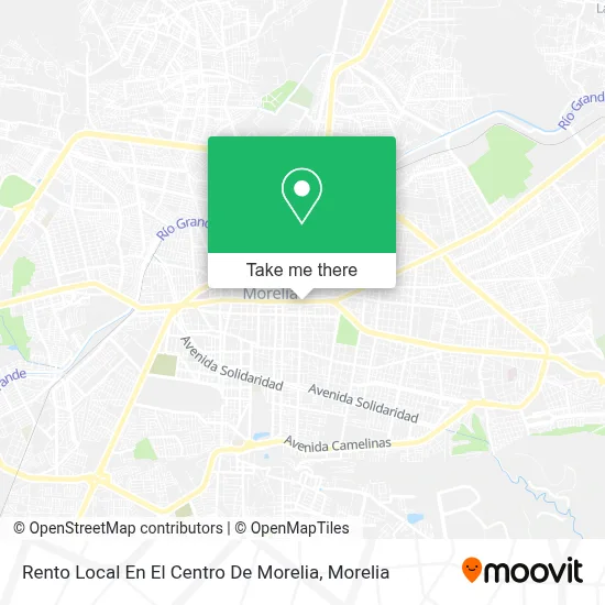 Rento Local En El Centro De Morelia map