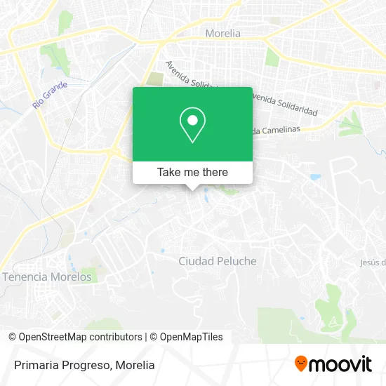 Primaria Progreso map