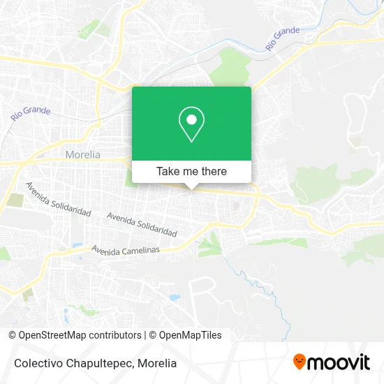 Colectivo Chapultepec map