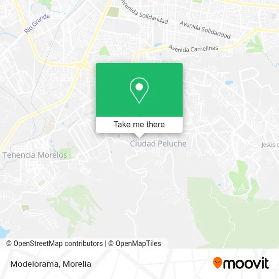 Modelorama map
