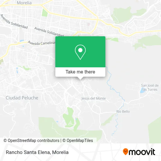 Rancho Santa Elena map