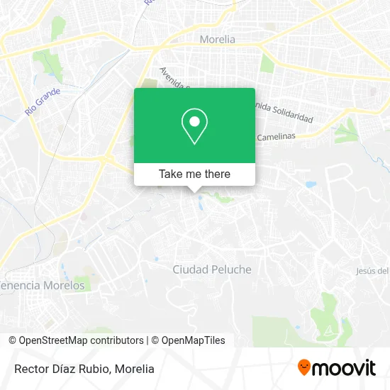 Rector Díaz Rubio map
