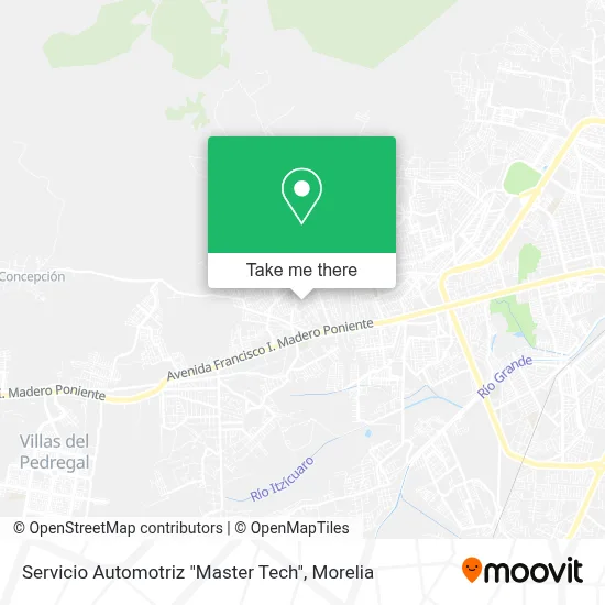 Servicio Automotriz "Master Tech" map