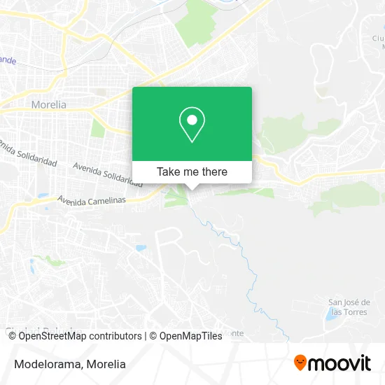 Modelorama map