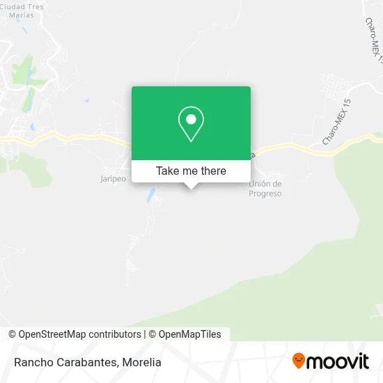 Rancho Carabantes map