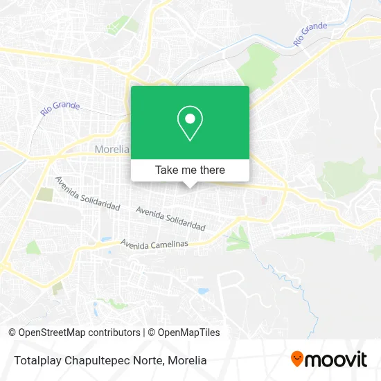 Totalplay Chapultepec Norte map