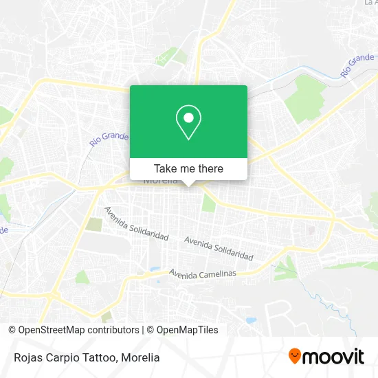 Rojas Carpio Tattoo map