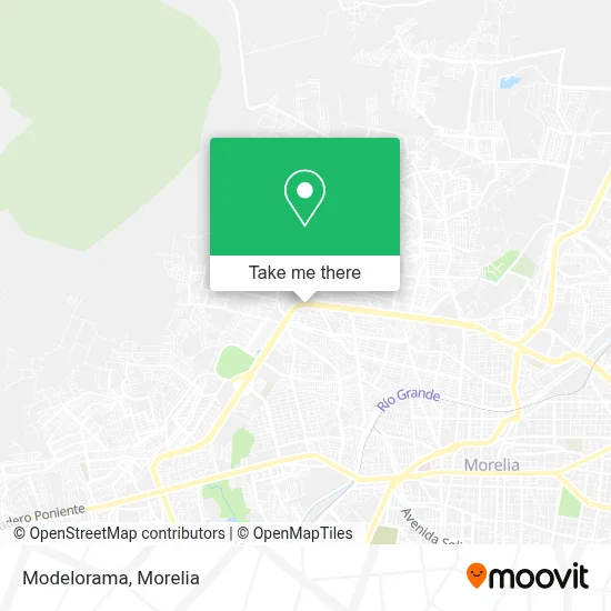 Modelorama map