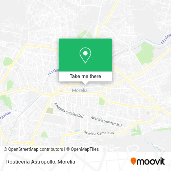 Rosticería Astropollo map
