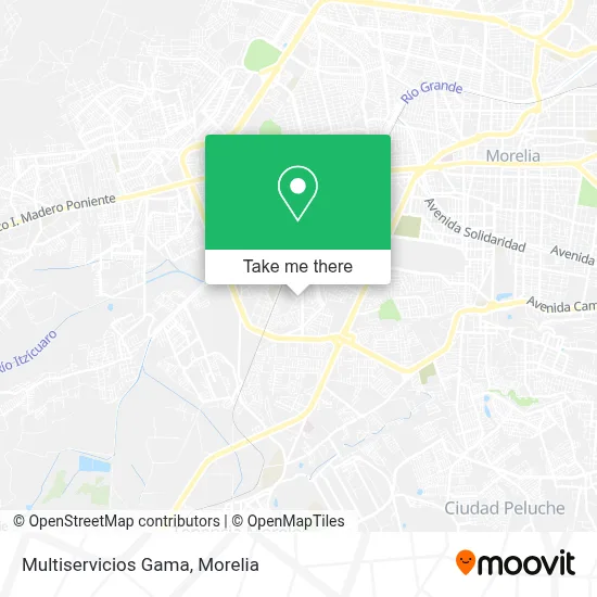 Multiservicios Gama map