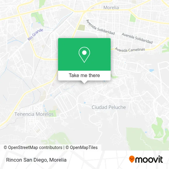 Rincon San Diego map