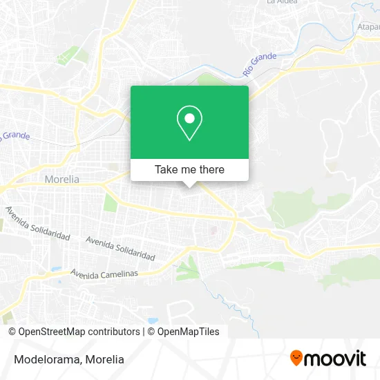 Modelorama map