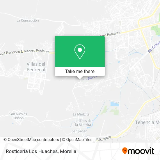 Rosticeria Los Huaches map