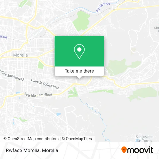 Rwface Morelia map