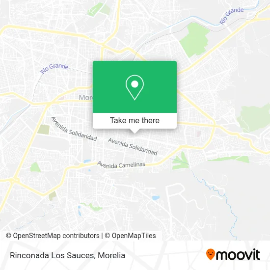 Rinconada Los Sauces map
