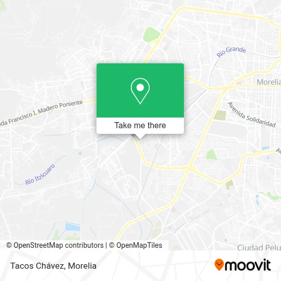 Tacos Chávez map