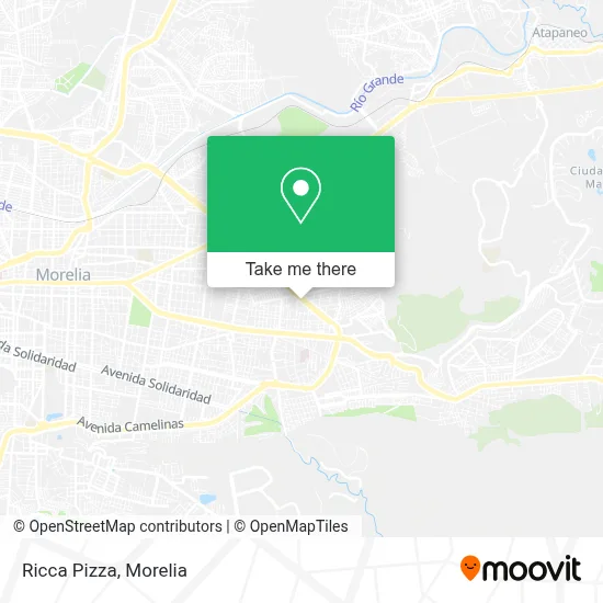 Ricca Pizza map