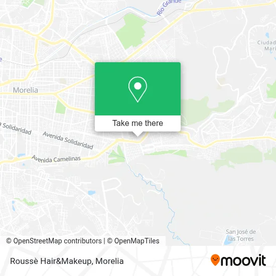 Roussè Hair&Makeup map